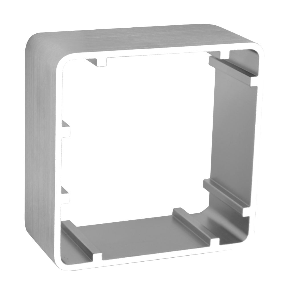 ASEC 38mm 1 Gang Surface Housing - AS8002 - Stainless Steel - AS8002