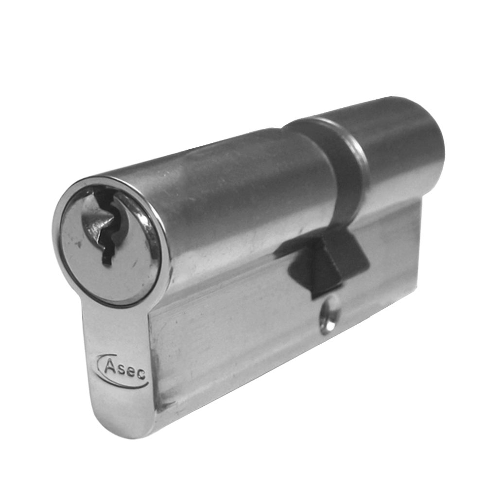 ASEC 5-Pin Euro Double Cylinder - AS1152 - 30/35 - Nickel Plated - AS1152