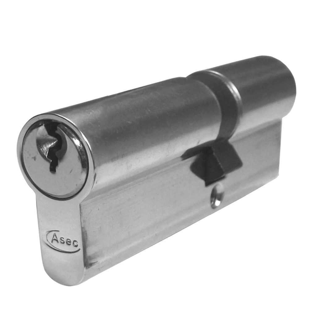 ASEC 5-Pin Euro Double Cylinder - AS1159 - 35/50 - Nickel Plated - AS1159