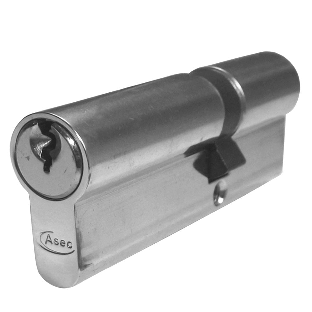 ASEC 5-Pin Euro Double Cylinder - AS1162 - 35/55 - Nickel Plated - AS1162
