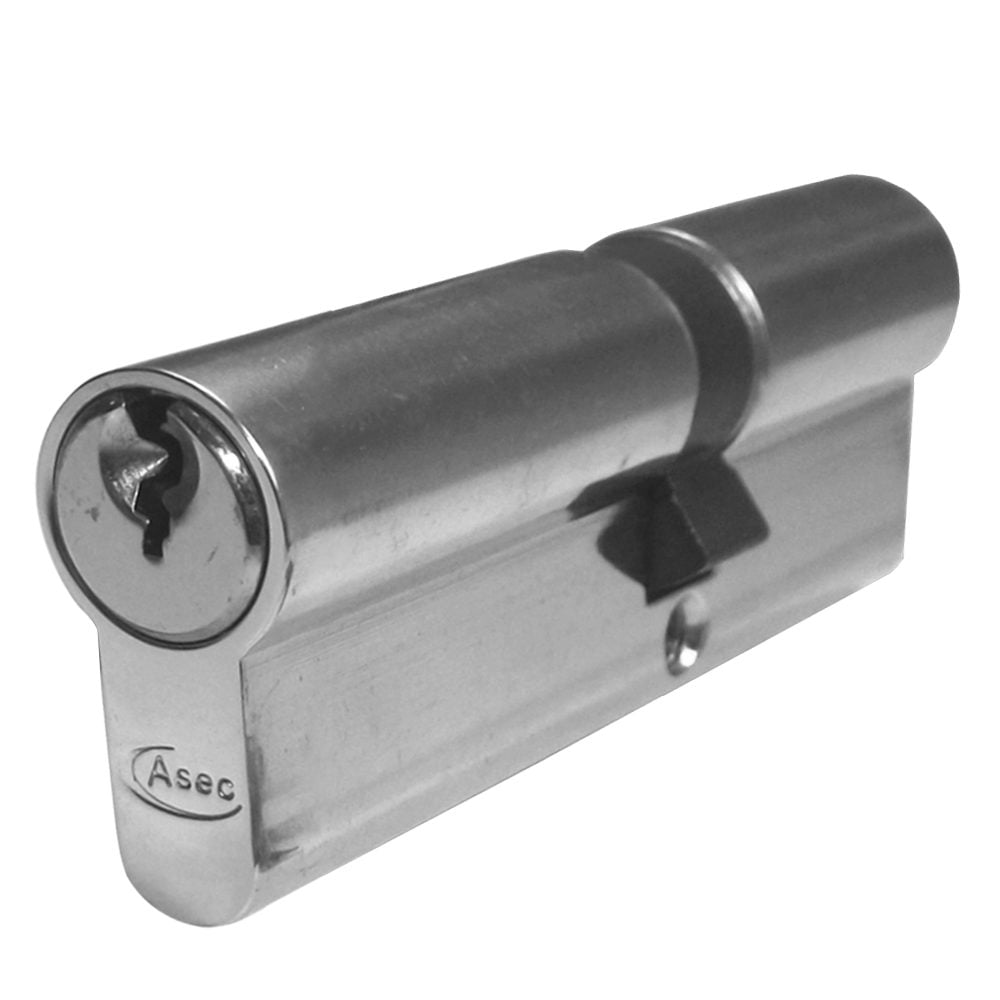ASEC 5-Pin Euro Double Cylinder - AS1161 - 40/50 - Nickel Plated - AS1161