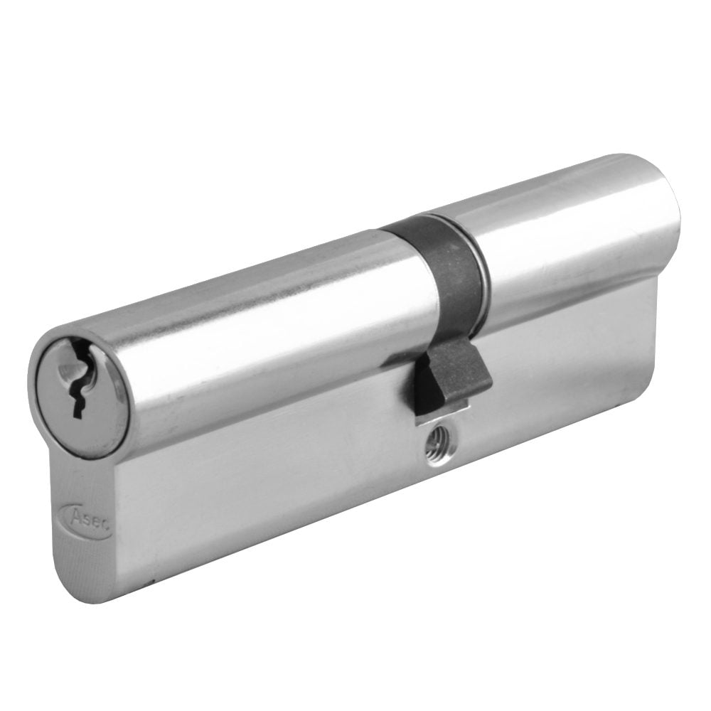 ASEC 5-Pin Euro Double Cylinder - AS10840 - 45/60 - Nickel Plated - AS10840
