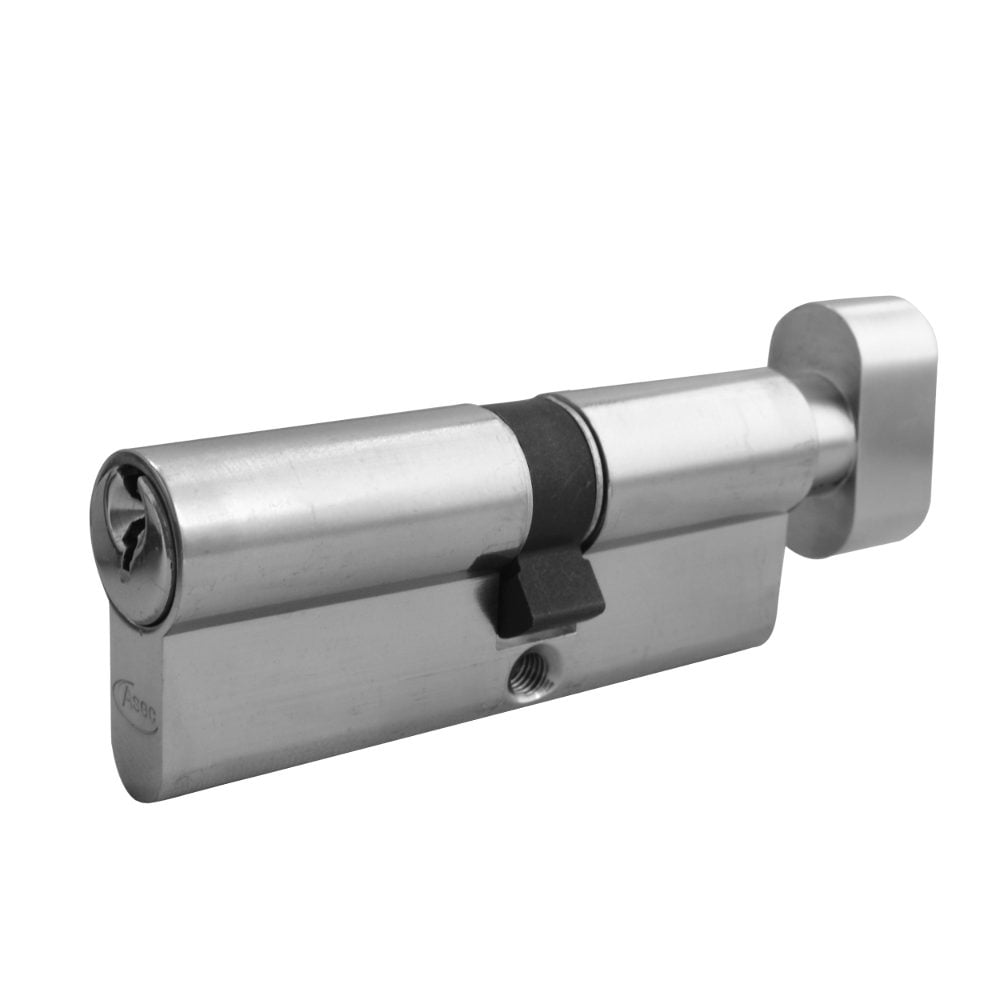 ASEC 5-Pin Euro Key &amp; Turn Cylinder
