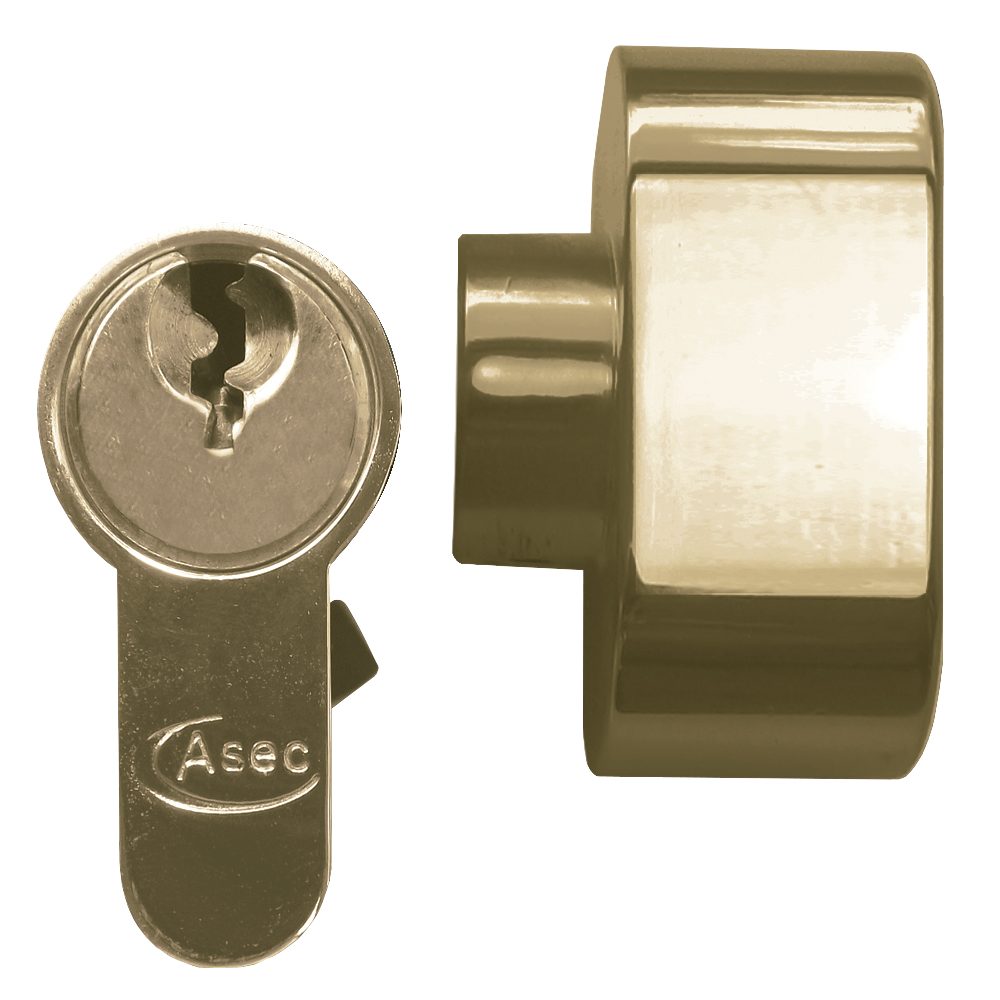 ASEC 5-Pin Euro Key &amp; Turn Cylinder