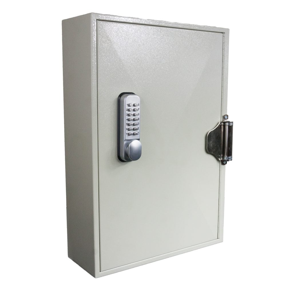 ASEC 50 Hook Digital Self Closing Cabinet For Padlocks or Key Bunches