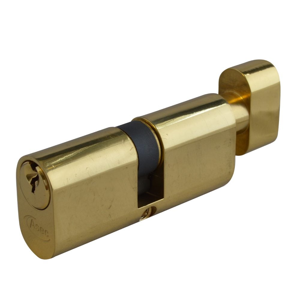 ASEC 6-Pin Oval Key &amp; Turn Cylinder