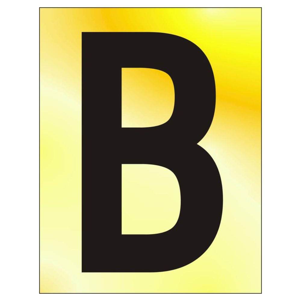 ASEC 75mm Brass Letters &amp; Numerals