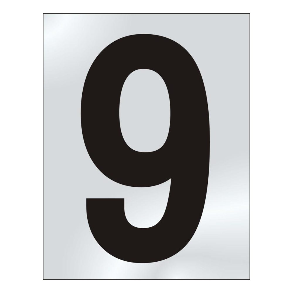 ASEC 75mm Chrome Letters &amp; Numerals