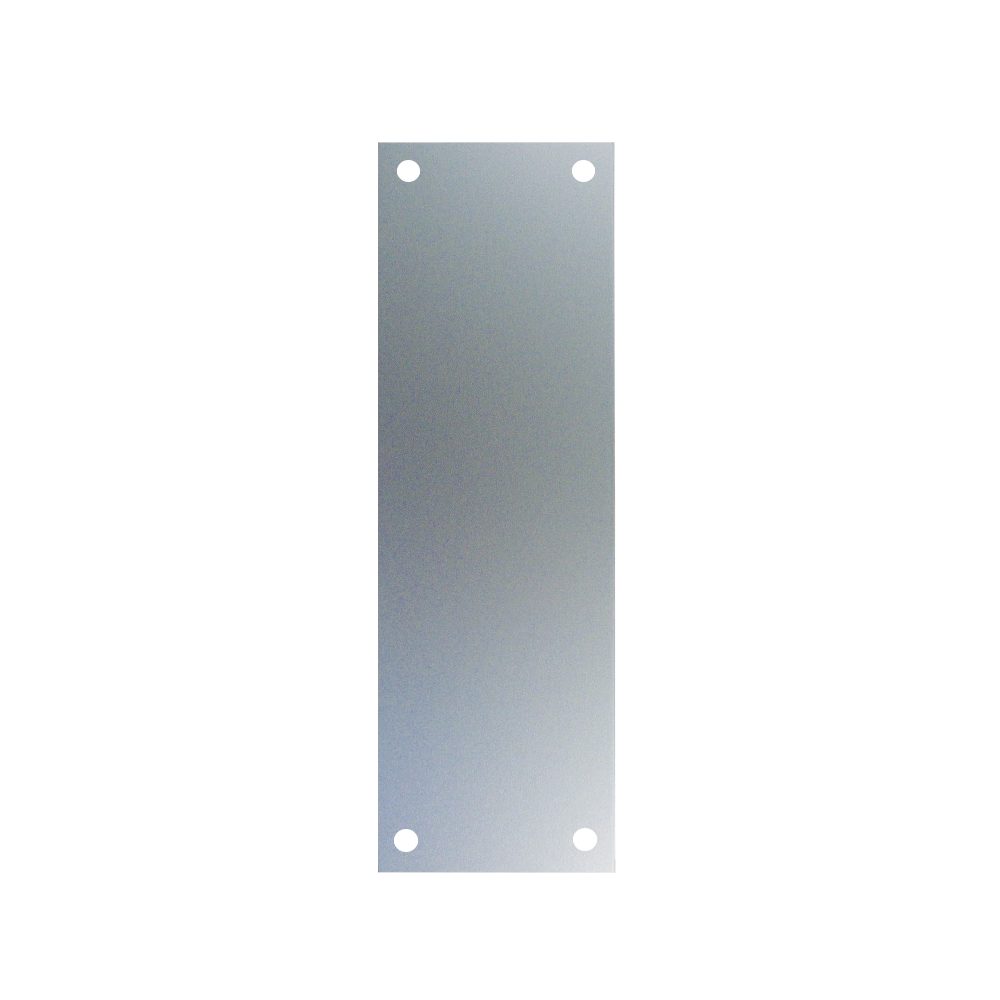 ASEC 75mm Wide Aluminium Finger Plate - AS1602 - Anodised Aluminium - AS1602