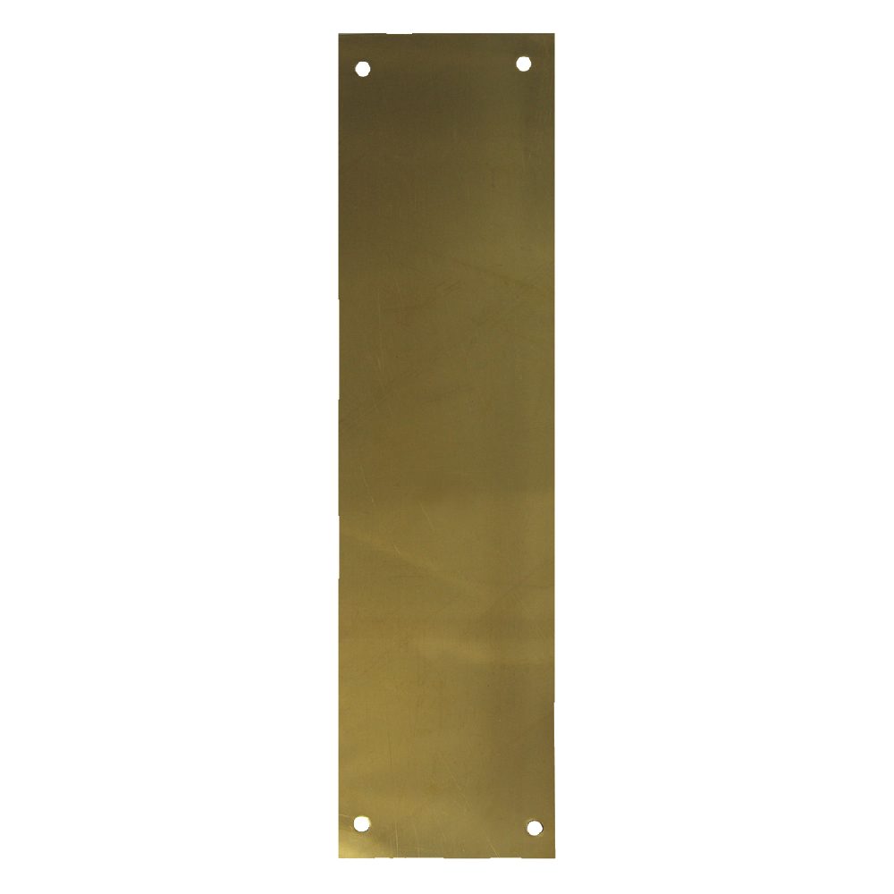 ASEC 75mm Wide Polished Brass Finger Plate