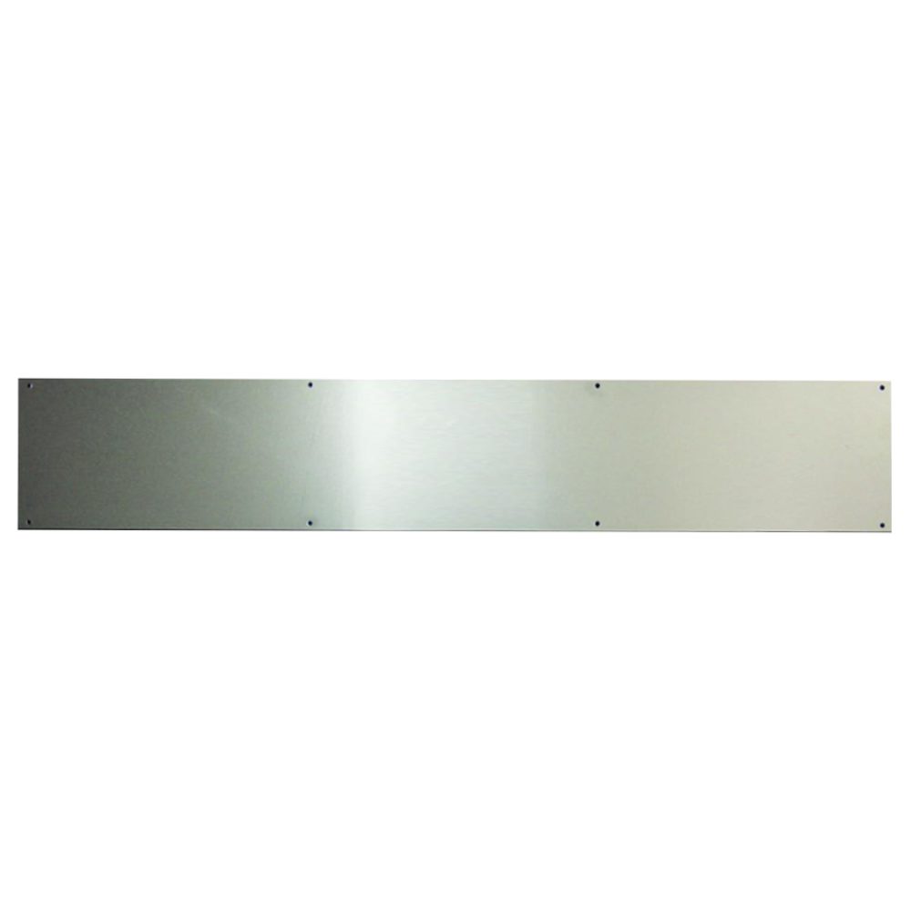 ASEC 760mm Wide Stainless Steel Kick Plate - AS1619 - Satin Stainless Steel - AS1619