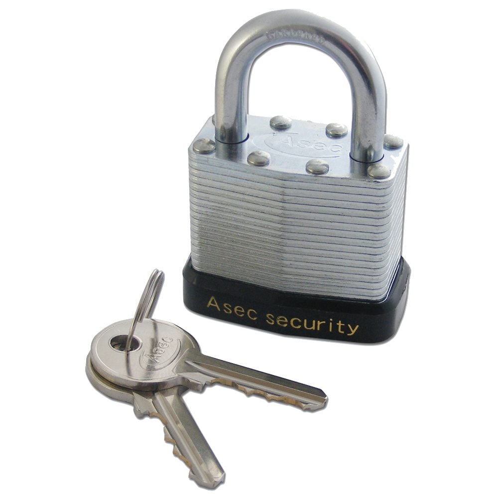 ASEC 787 &amp; 797 Open Shackle Laminated Padlock - AS2538 - AS2538