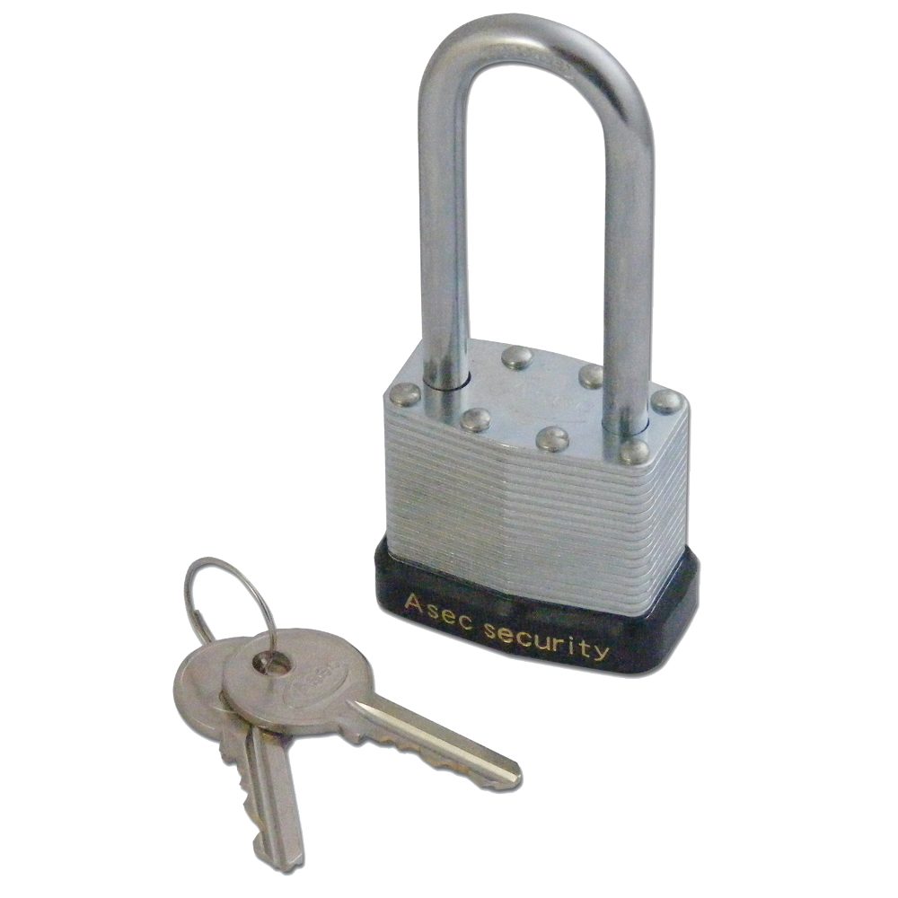 ASEC 787 &amp; 797 Open Shackle Laminated Padlock - AS2539 - AS2539