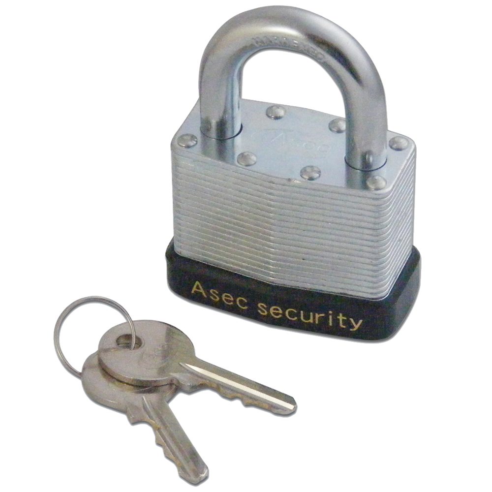 ASEC 787 &amp; 797 Open Shackle Laminated Padlock - AS2540 - AS2540