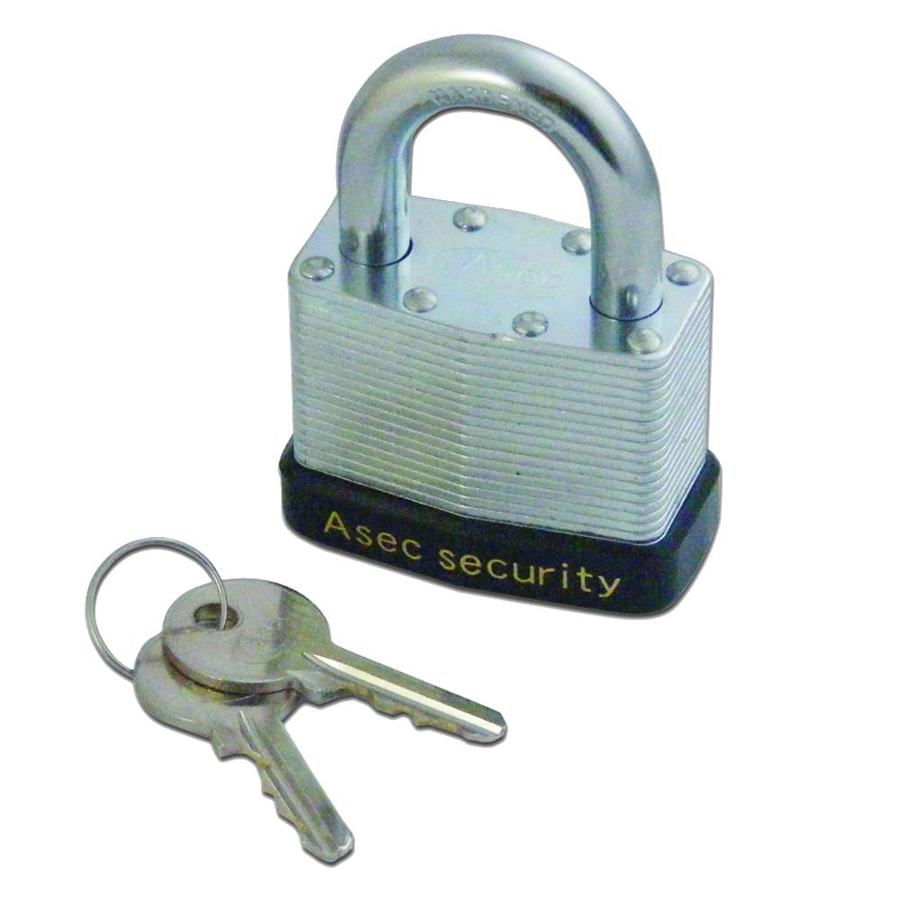 ASEC 787 &amp; 797 Open Shackle Laminated Padlock - AS2544 - AS2544