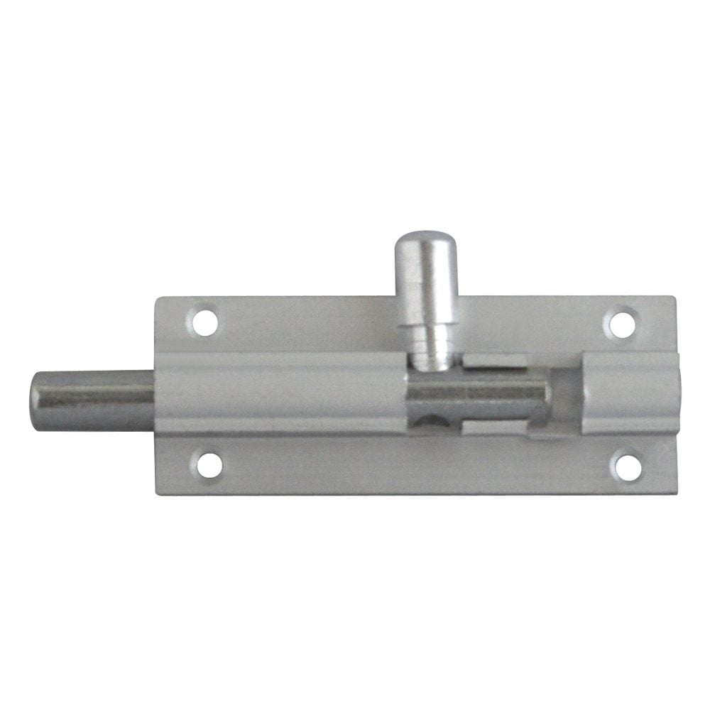ASEC Aluminium 25mm Wide Straight Barrel Bolt