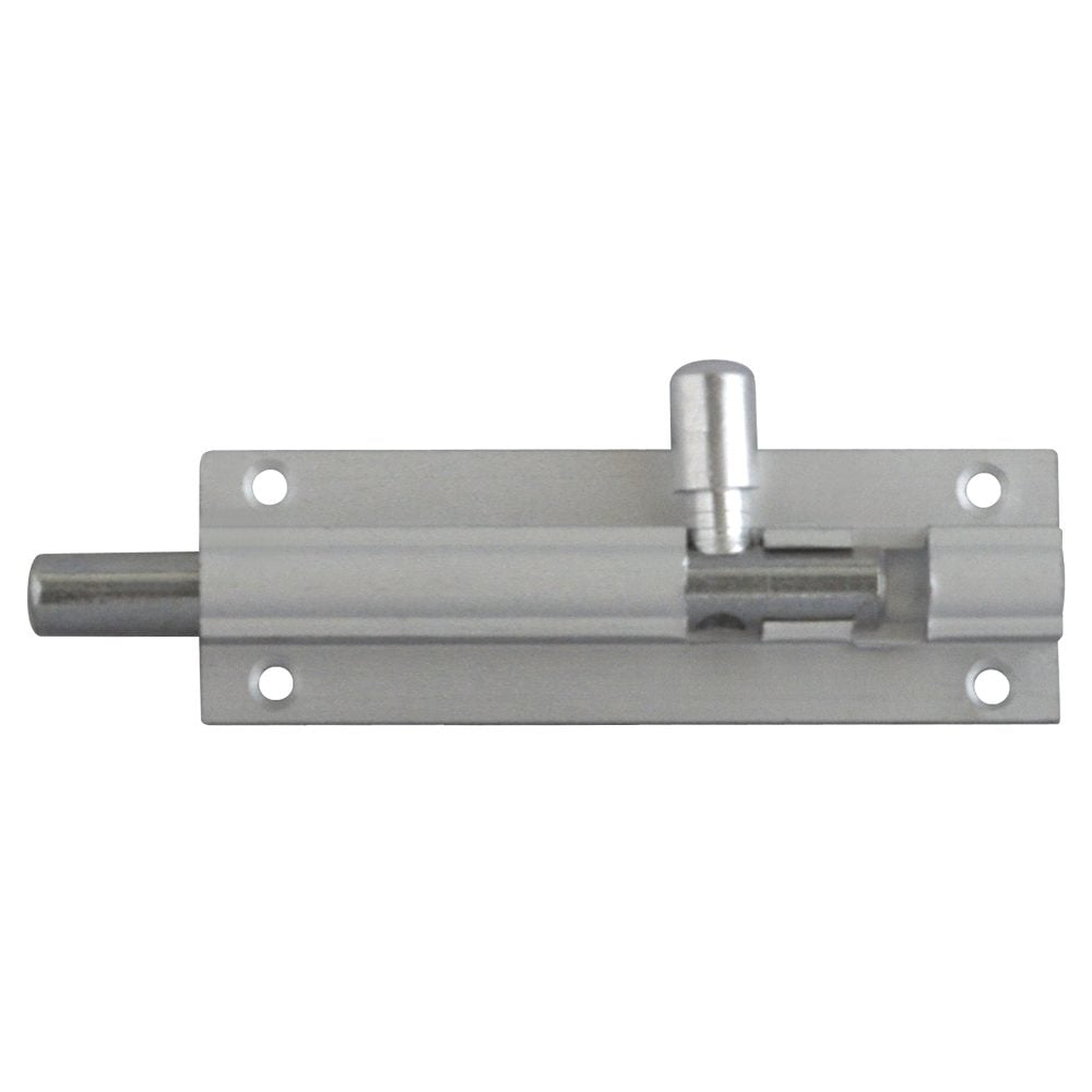 ASEC Aluminium 25mm Wide Straight Barrel Bolt