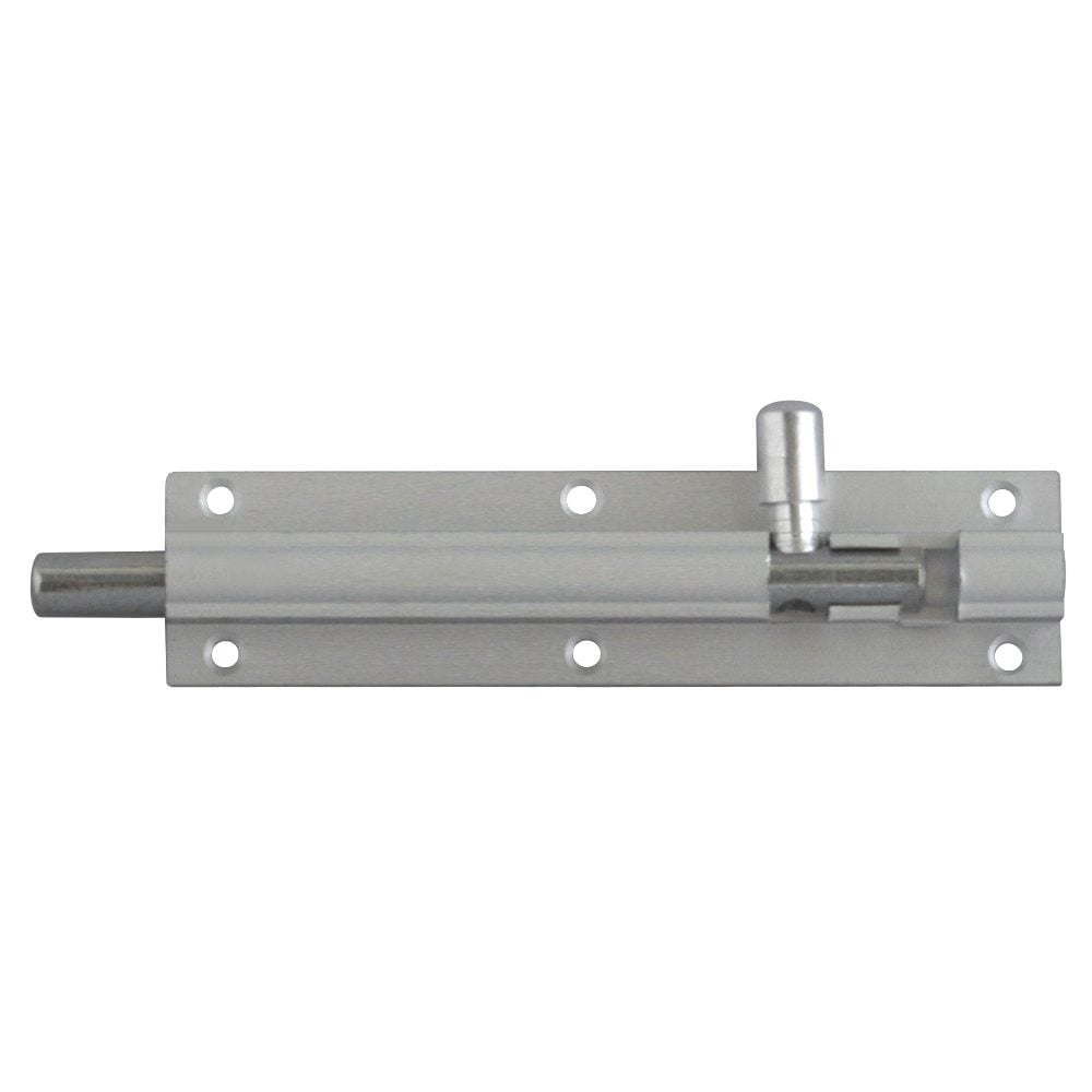 ASEC Aluminium 25mm Wide Straight Barrel Bolt