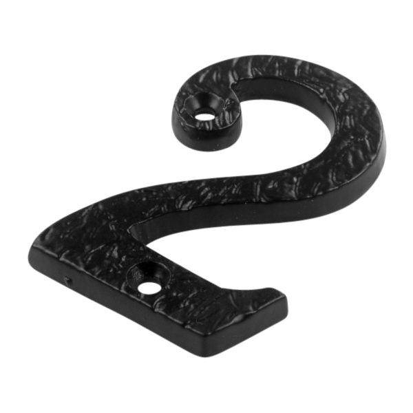 ASEC Antique Style Metal Numerals - AS12030 - Black - AS12030