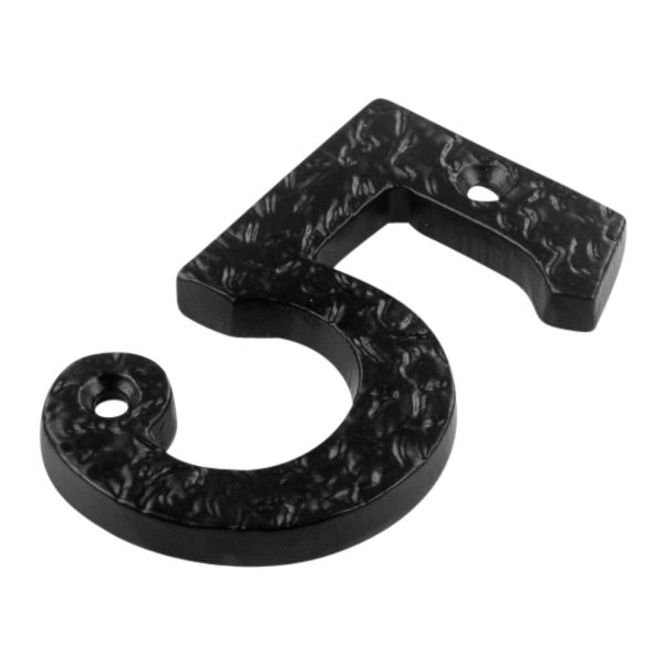 ASEC Antique Style Metal Numerals - AS12033 - Black - AS12033