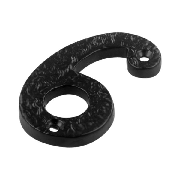 ASEC Antique Style Metal Numerals - AS12034 - Black - AS12034