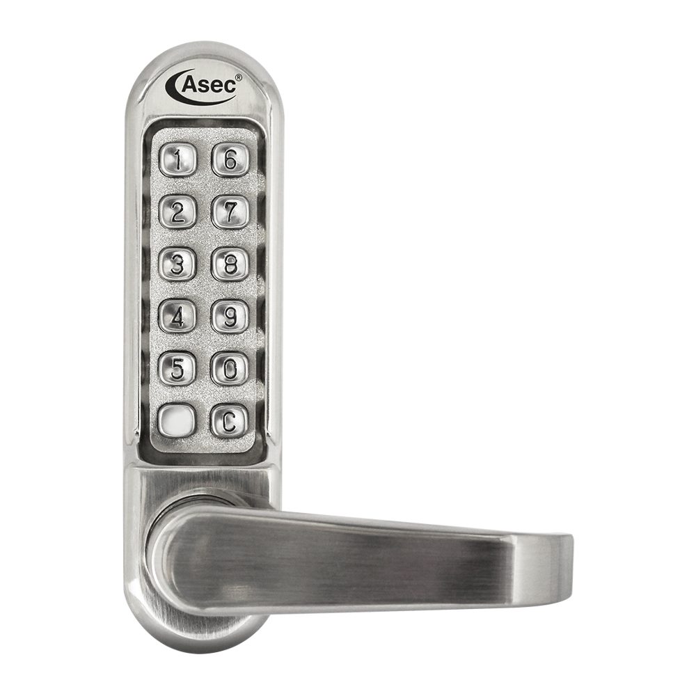 ASEC AS4300 Series Lever Operated Digital Lock With Adaptor Kit For Panic Device No Latch