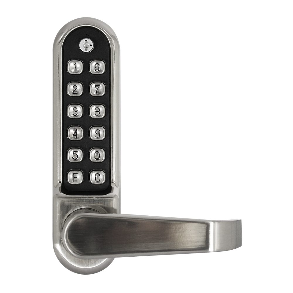 ASEC AS4300 Series Lever Operated Easy Code Change Digital Lock With Optional Free Passage &amp; Adaptor Kit For Panic Device