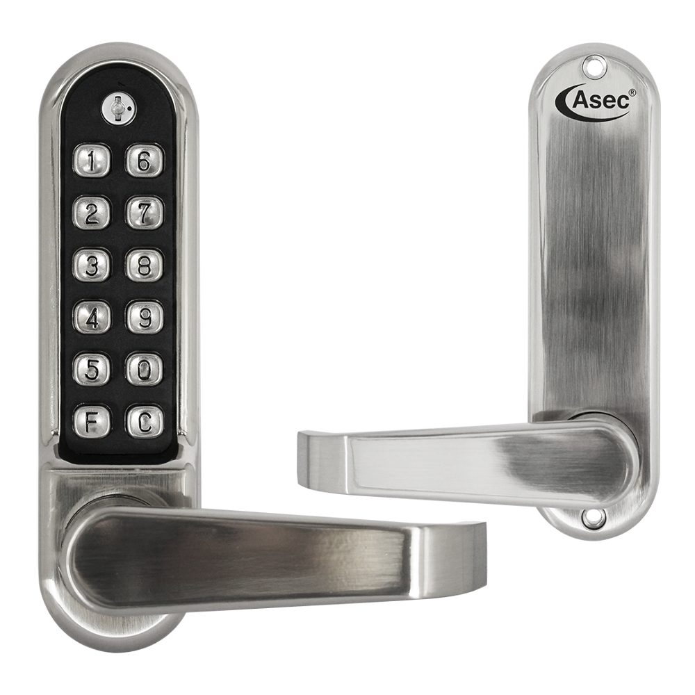 ASEC AS4300 Series Lever Operated Easy Code Change Digital Lock With Optional Free Passage No Latch