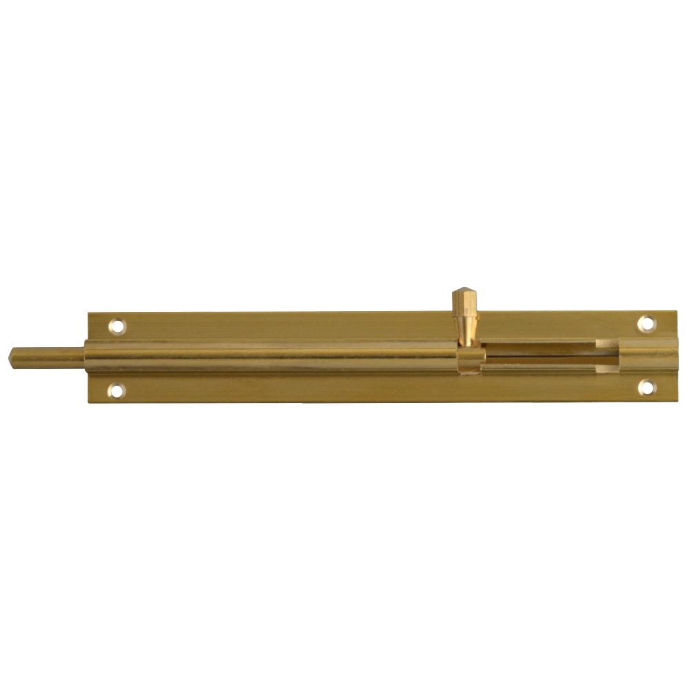 ASEC Brass 25mm Wide Straight Barrel Bolt