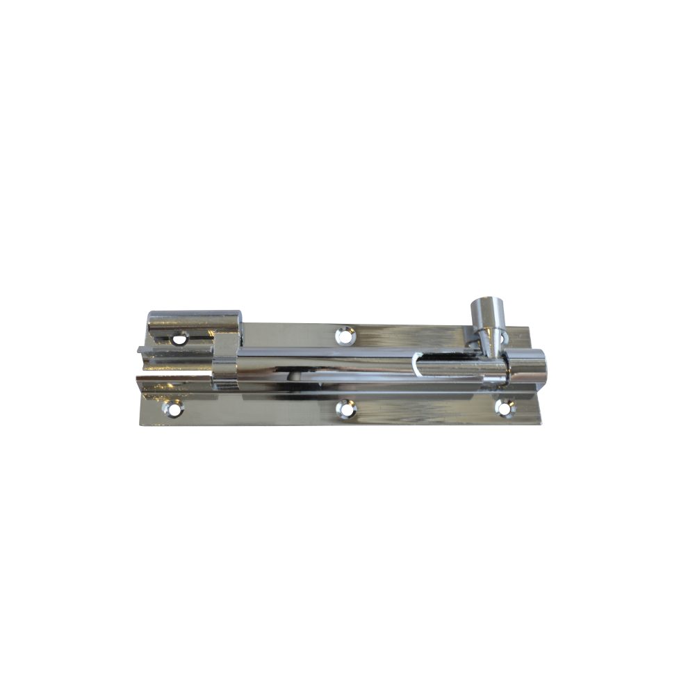 ASEC Chrome Necked Barrel Bolt - AS3380 - Chrome Plated - AS3380