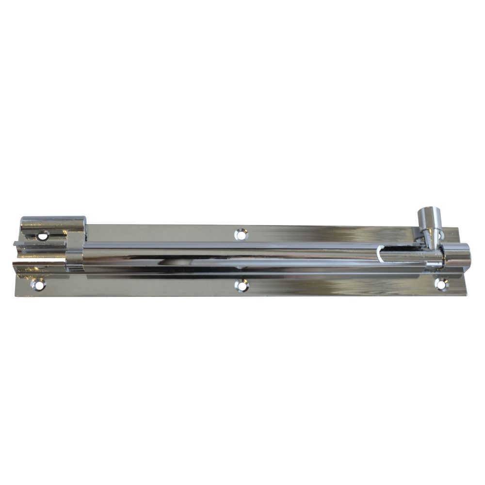 ASEC Chrome Necked Barrel Bolt - AS3382 - Chrome Plated - AS3382