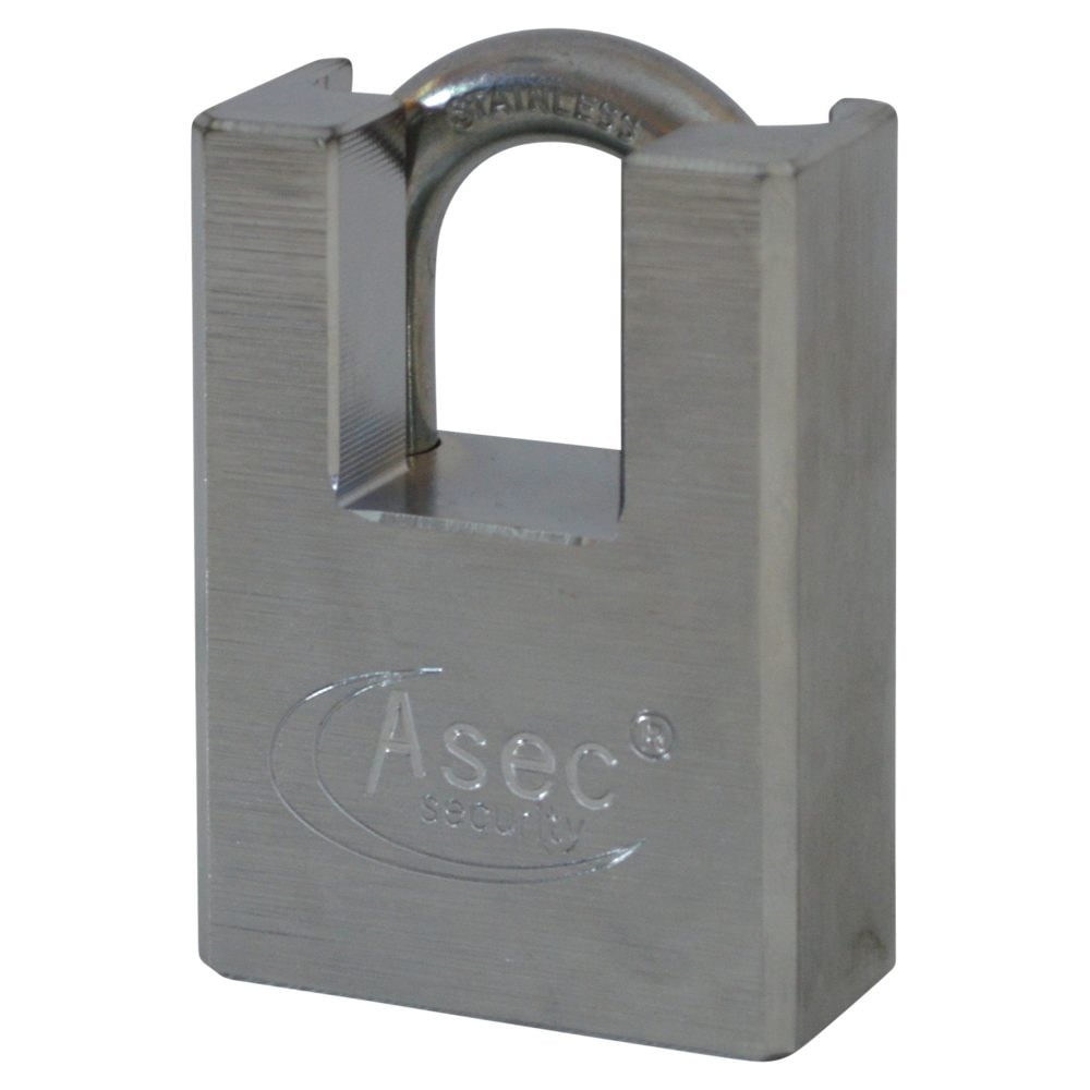ASEC Closed Shackle Padlock with Removable Cylinder