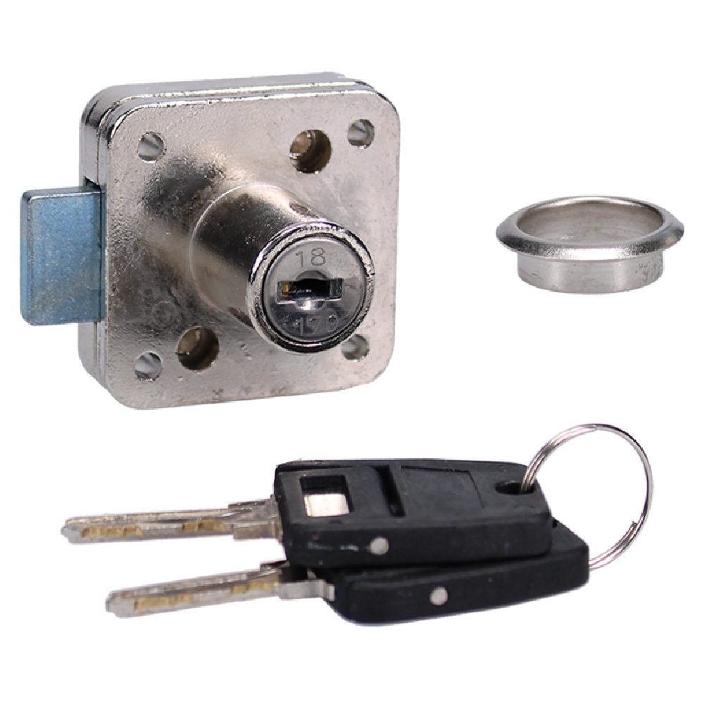 ASEC Deadbolt Furniture Lock Square Plate