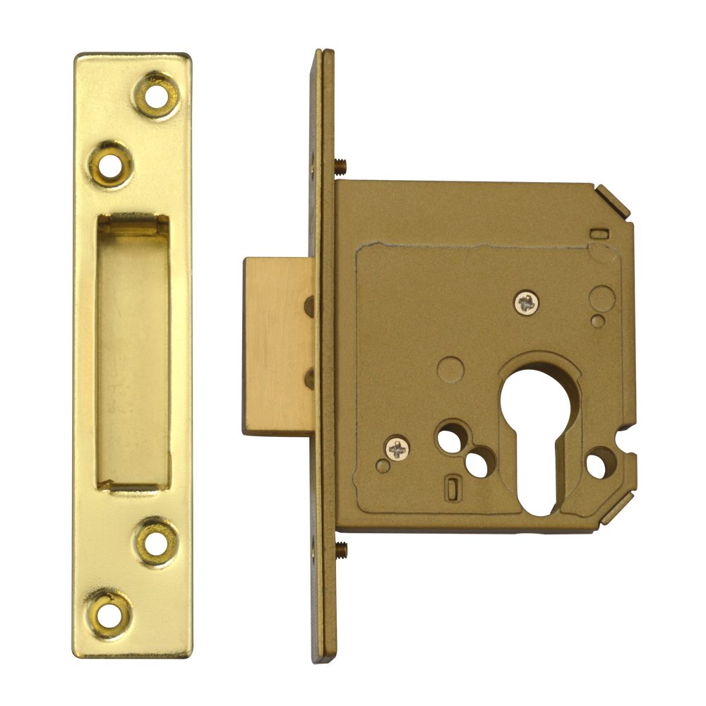 ASEC Euro Deadcase - AS11328 - Polished Brass - AS11328