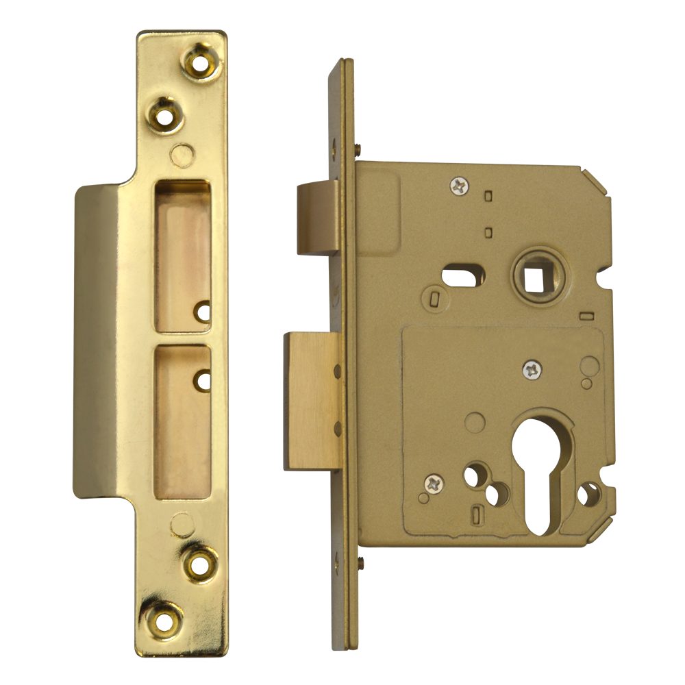 ASEC Euro Sashcase - AS11340 - Polished Brass - AS11340