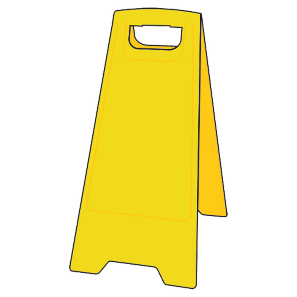 ASEC Heavy Duty Yellow `A` Board 60cm
