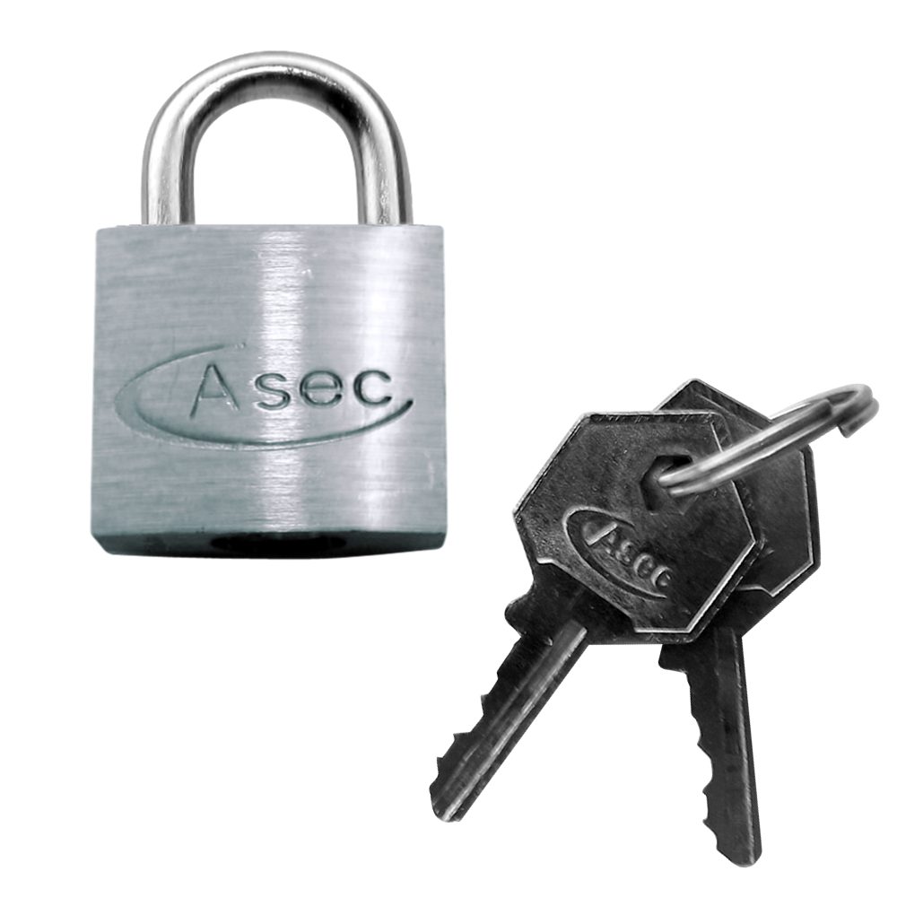 ASEC KD Open Shackle Chrome Finish Padlock