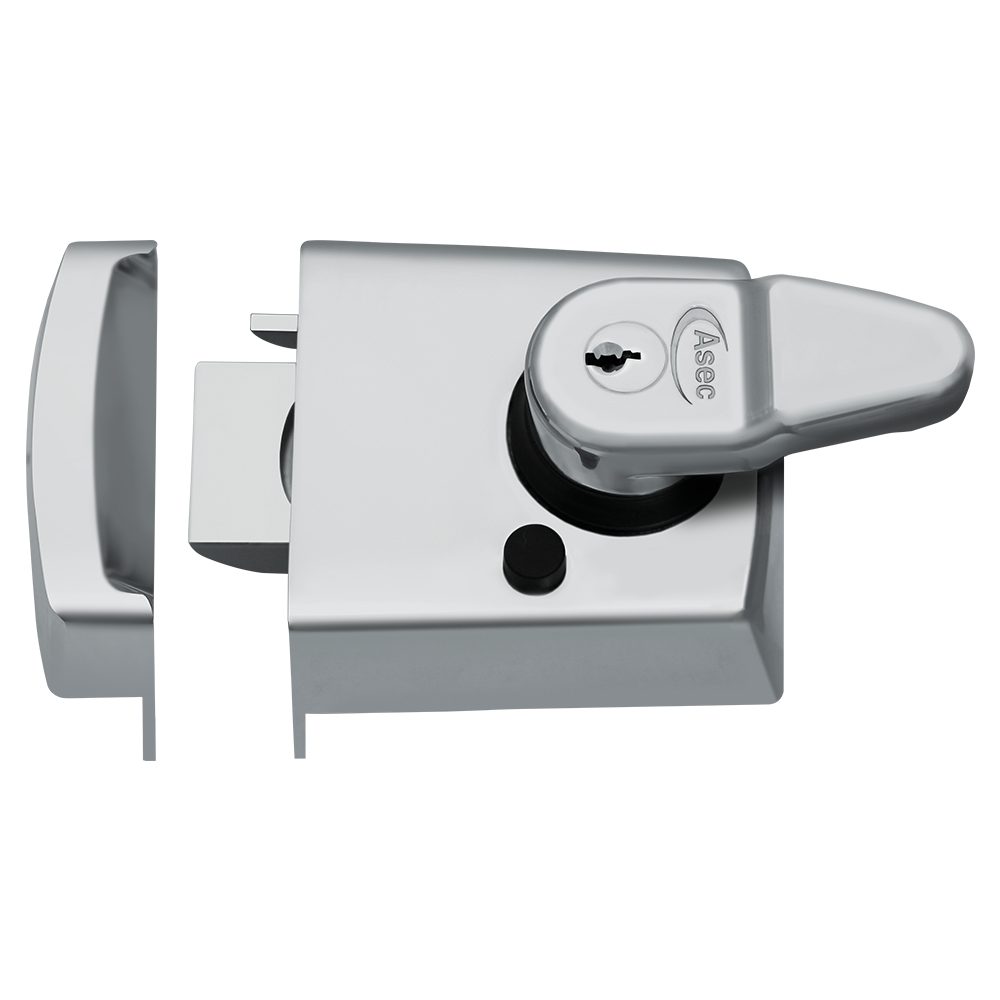 ASEC Kite BS Auto Deadlocking Nightlatch - AS11930 - Satin Chrome - AS11930