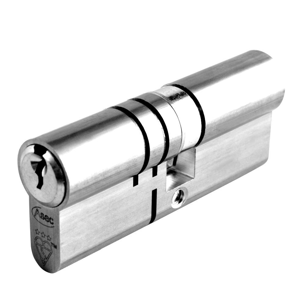 ASEC Kite Elite 3 Star Snap Resistant Double Euro Cylinder - AS11828 - 35/40 - Chrome Plated - AS11828