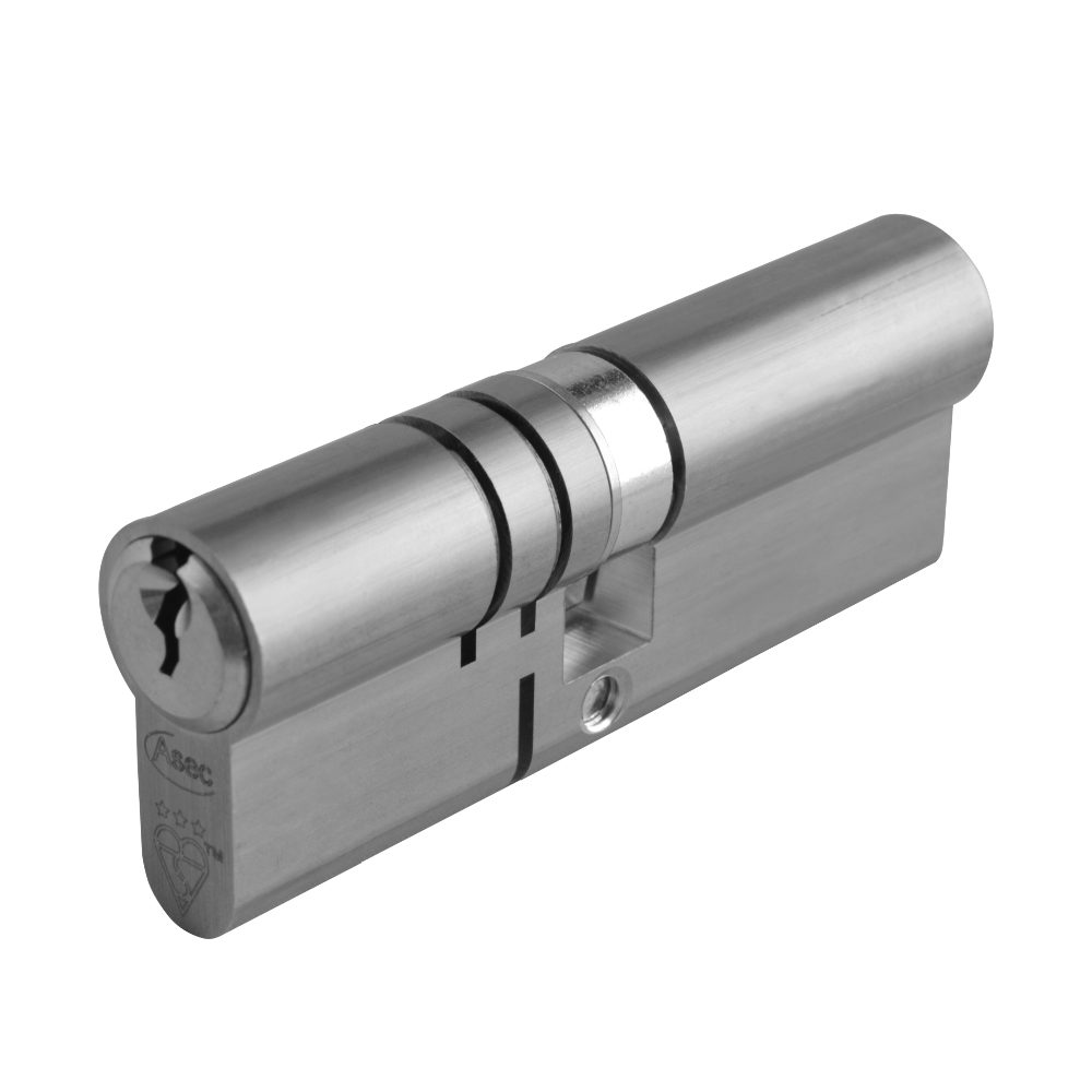 ASEC Kite Elite 3 Star Snap Resistant Double Euro Cylinder - AS10338 - 35/45 - Nickel Plated - AS10338