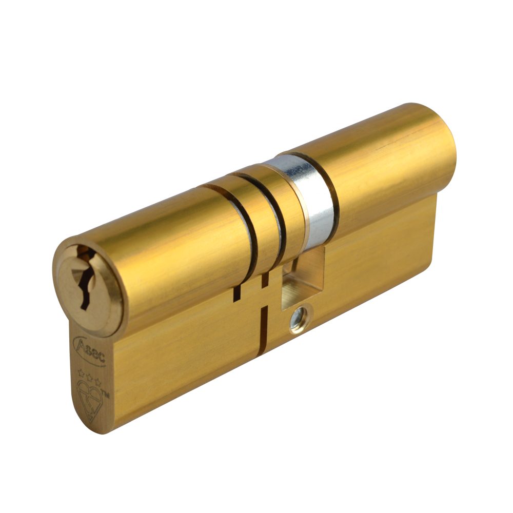 ASEC Kite Elite 3 Star Snap Resistant Double Euro Cylinder - AS10337 - 40/35 - Satin Brass - AS10337