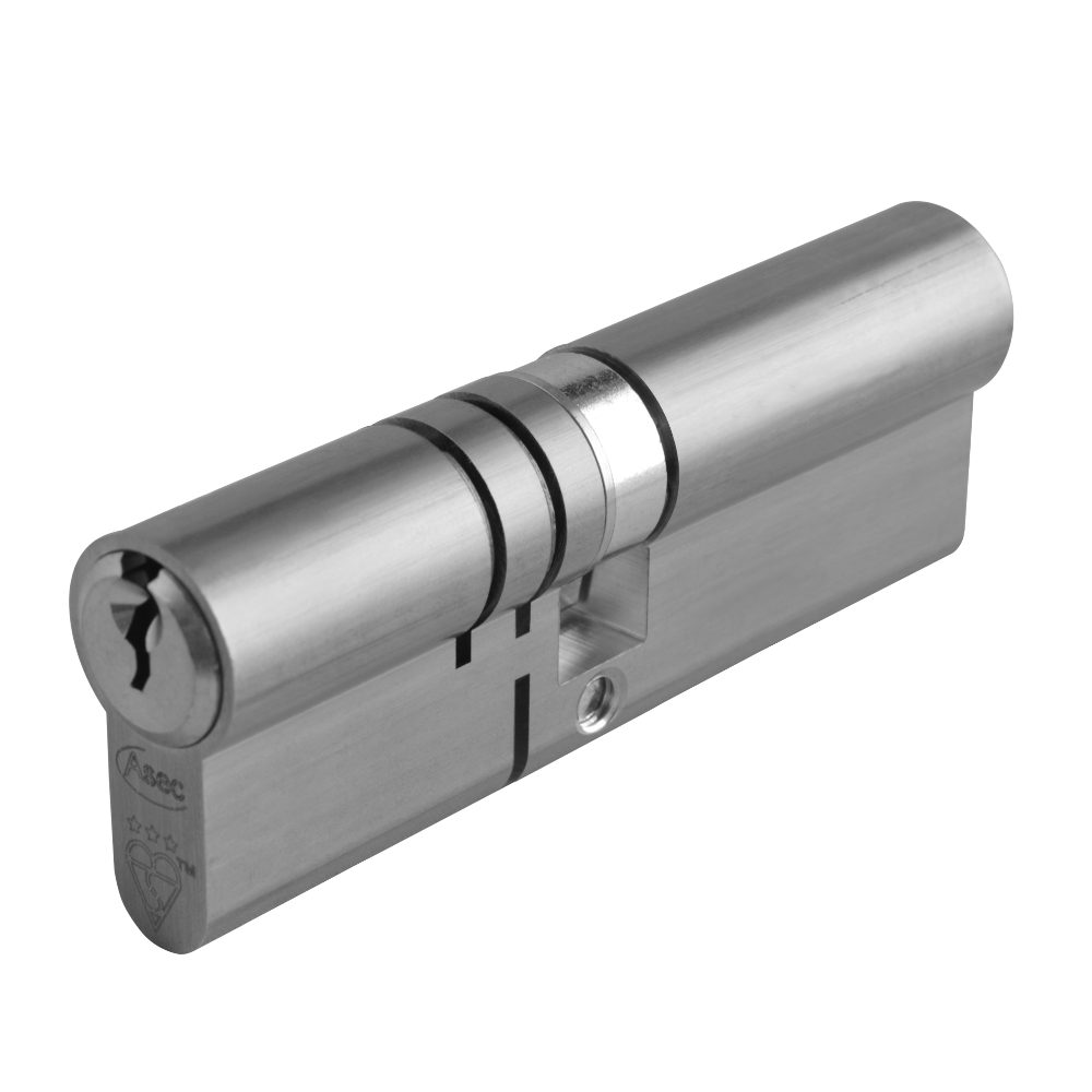ASEC Kite Elite 3 Star Snap Resistant Double Euro Cylinder - AS10356 - 40/50 - Nickel Plated - AS10356