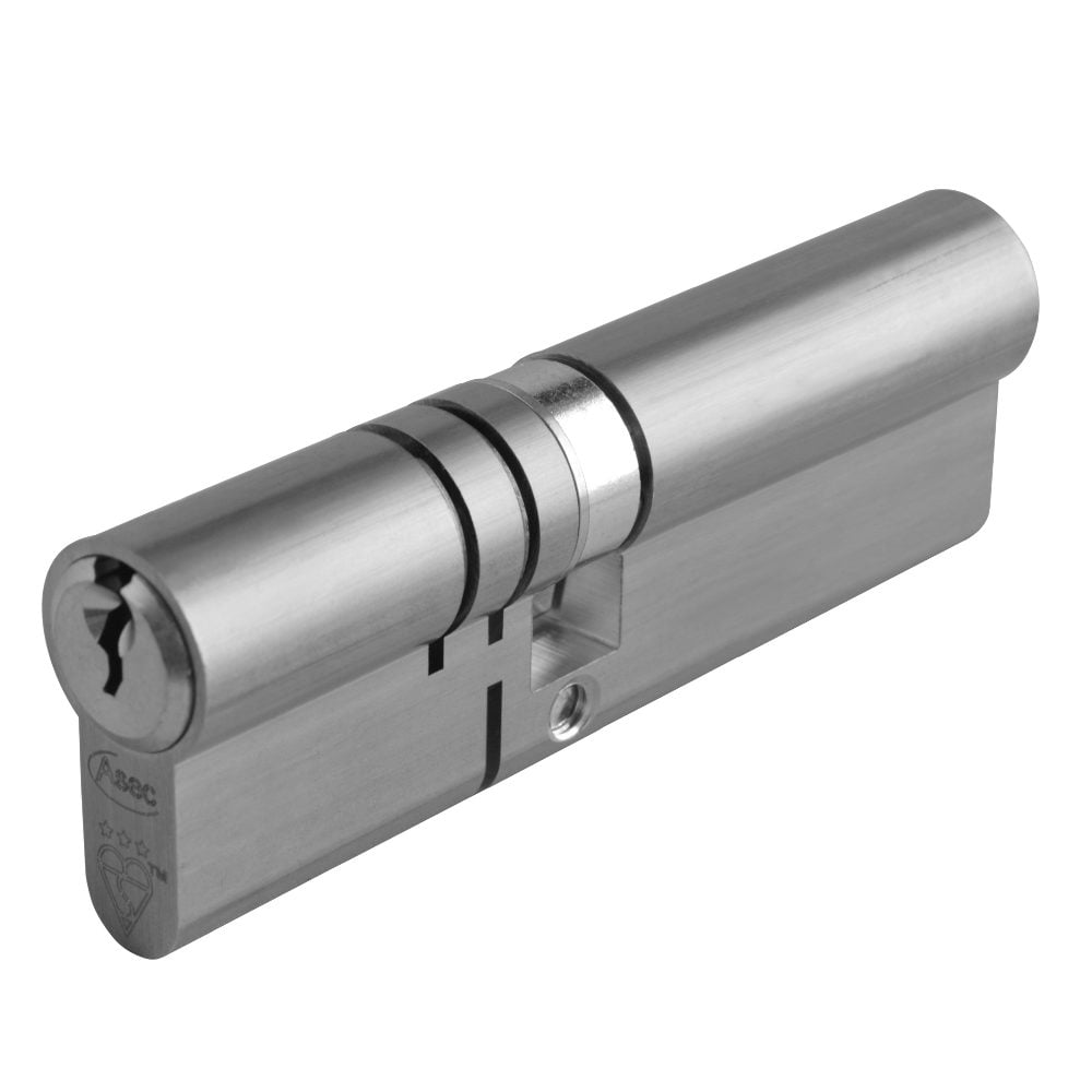 ASEC Kite Elite 3 Star Snap Resistant Double Euro Cylinder - AS10360 - 40/55 - Nickel Plated - AS10360