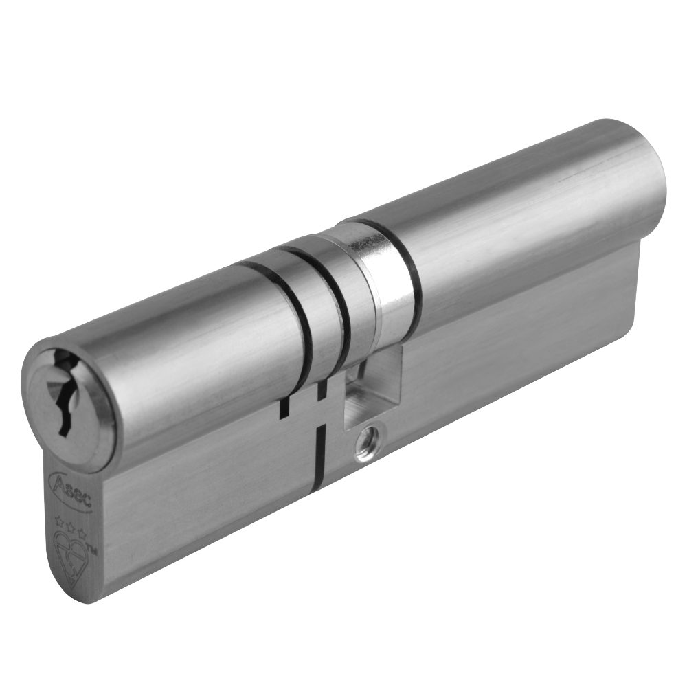 ASEC Kite Elite 3 Star Snap Resistant Double Euro Cylinder - AS10374 - 45/55 - Nickel Plated - AS10374