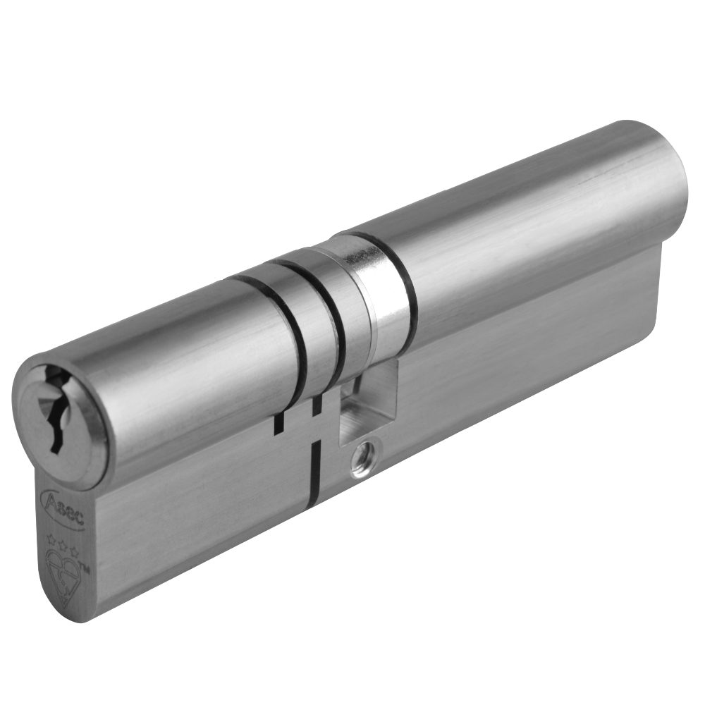 ASEC Kite Elite 3 Star Snap Resistant Double Euro Cylinder - AS10378 - 45/60 - Nickel Plated - AS10378