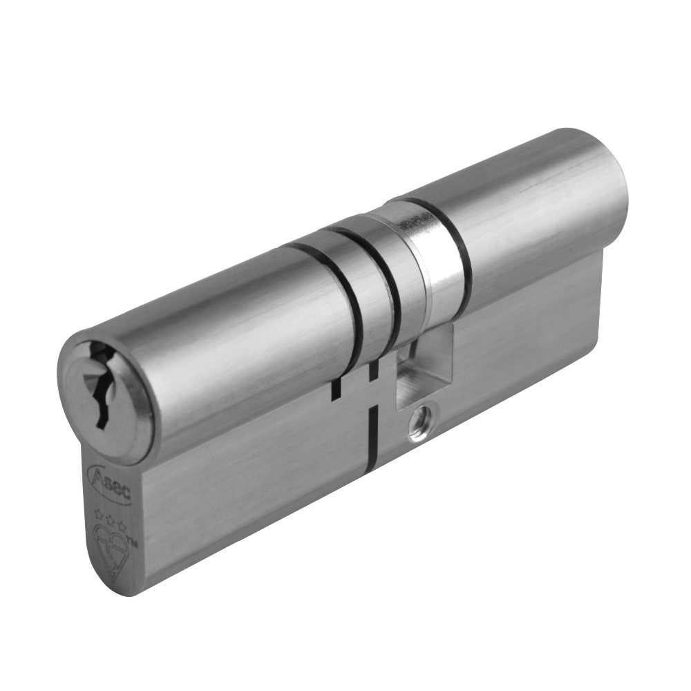 ASEC Kite Elite 3 Star Snap Resistant Double Euro Cylinder - AS10344 - 50/35 - Nickel Plated - AS10344