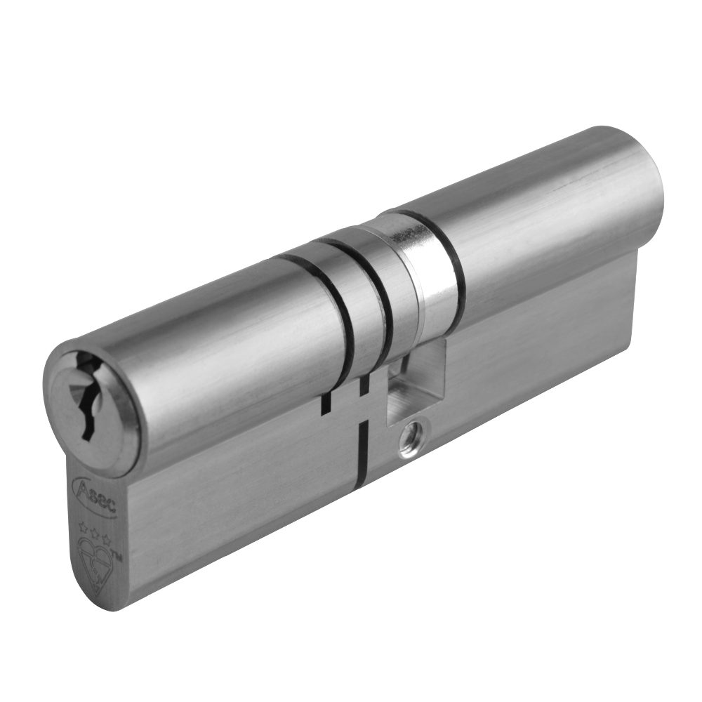 ASEC Kite Elite 3 Star Snap Resistant Double Euro Cylinder - AS10372 - 50/45 - Nickel Plated - AS10372