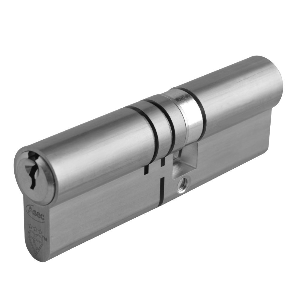 ASEC Kite Elite 3 Star Snap Resistant Double Euro Cylinder - AS10366 - 60/40 - Nickel Plated - AS10366