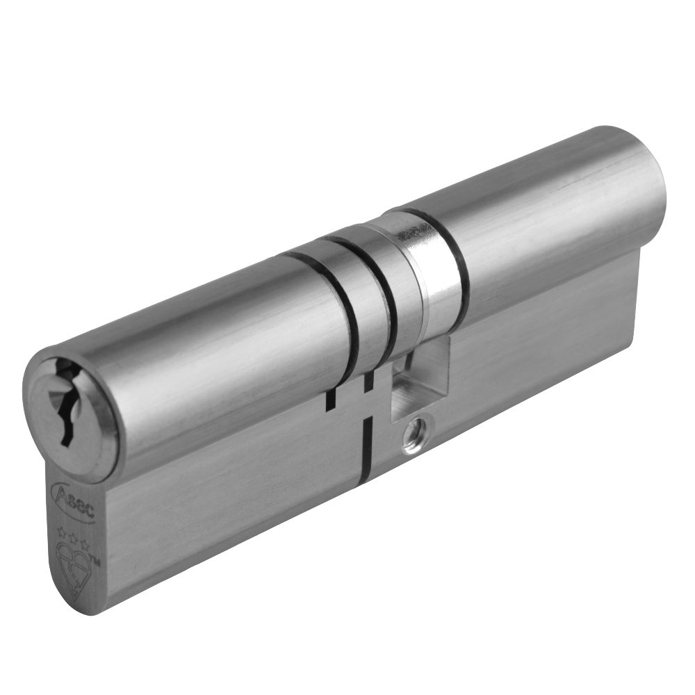 ASEC Kite Elite 3 Star Snap Resistant Double Euro Cylinder - AS10380 - 60/45 - Nickel Plated - AS10380