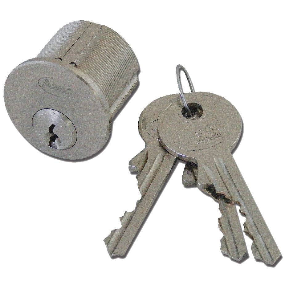 ASEC Kite Screw In Cylinder - AS10176 - Nickel Plated - AS10176